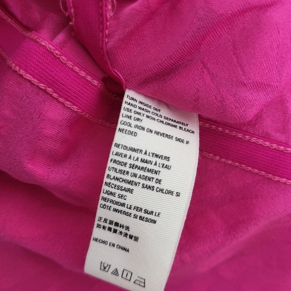 Free People Can't Stop Dreaming Flowy Tunic Size Small Hot Pink - Picture 9 of 9